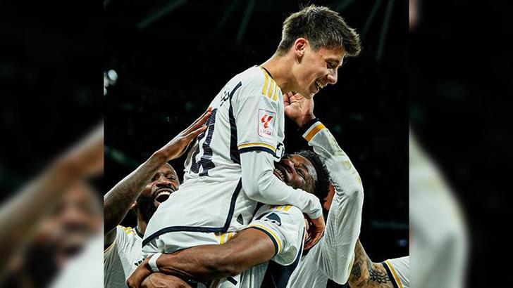 Real Madrid formasıyla ilk golünü atan Arda Güler, İspanyol basınında