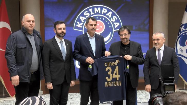 İstanbul - Murat Kurum'dan Kasımpaşa Spor'a ziyaret