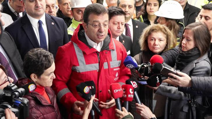 İstanbul - İmamoğlu Ümraniye - Ataşehir - Göztepe metro hattının test sürüşüne katıldı