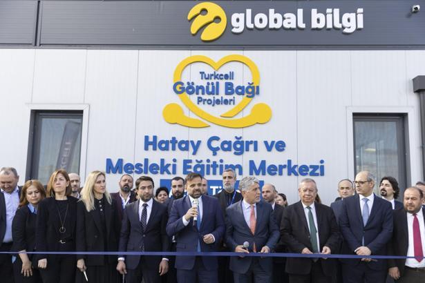 Turkcell, Hatay’da Çağrı ve Mesleki Eğitim Merkezi’ni açtı
