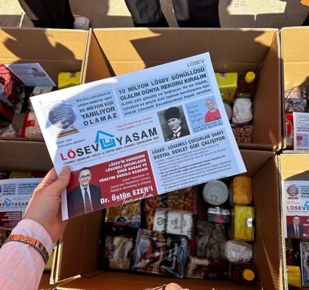 LÖSEV’den ihtiyaç sahiplerine ramazan kolisi