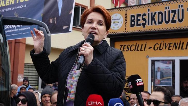 Akşener: Diyorlar ki Erdoğan'a oy istiyor, ne alakası var kardeşim