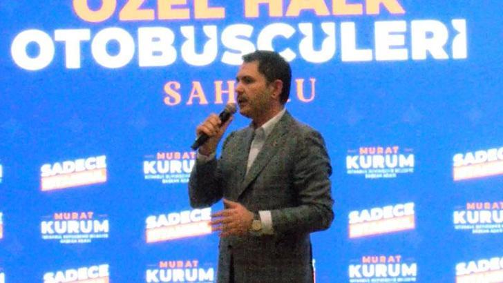 Kurum sahurda özel halk otobüsçüleri ile bir araya geldi