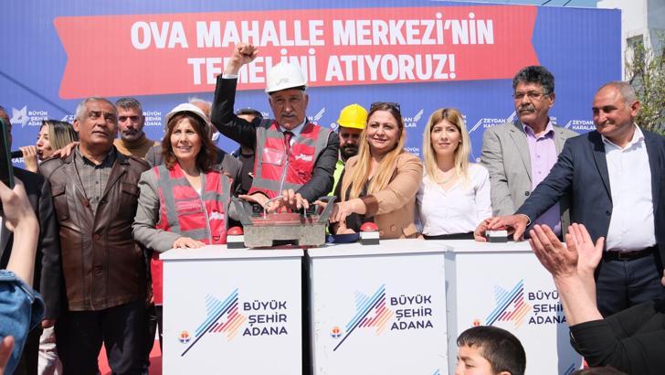 Başkan Karalar Ova Mahalle Merkezi’nin temelini attı