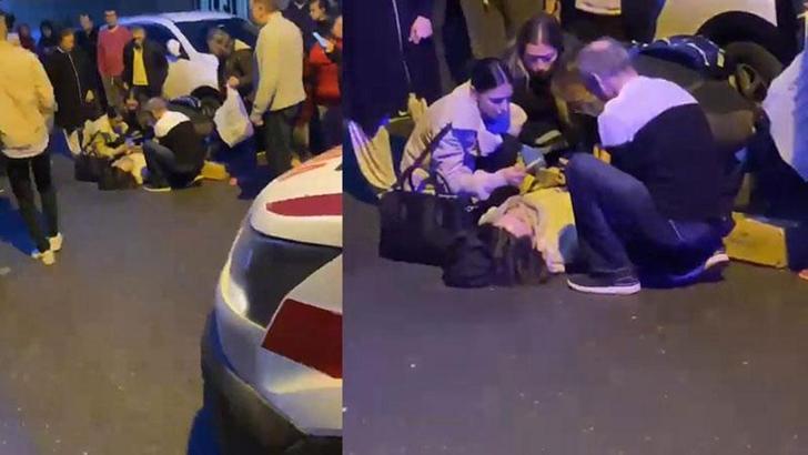 Çekmeköy'de sokak ortasında kadına silahlı saldırı