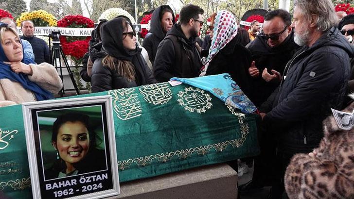 Türk sinemasının 'Gamzeli güzeli' Bahar Öztan son yolculuğuna uğurlandı