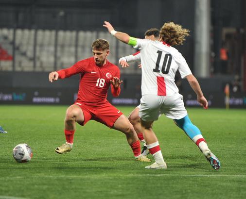 Ümit Milli Takım, özel maçta Gürcistan’ı 2-1 mağlup etti