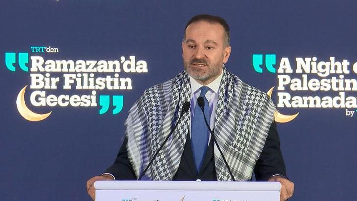 TRT Genel Müdürü Sobacı: İsrail'in, fütursuzca sürdürdüğü katliamlarını sonuna kadar anlatacağız