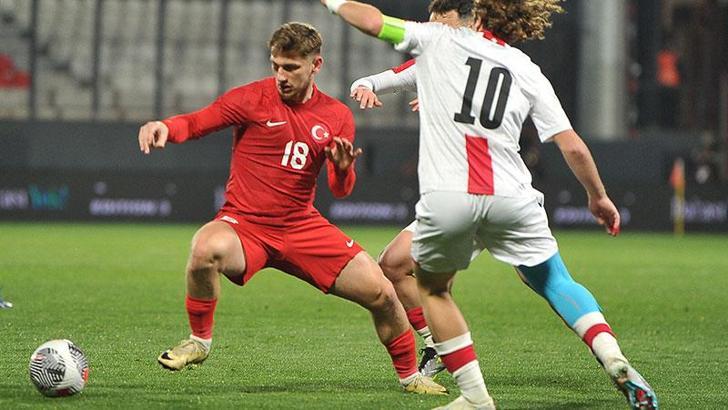 Ümit Milli Takım, özel maçta Gürcistan’ı 2-1 mağlup etti