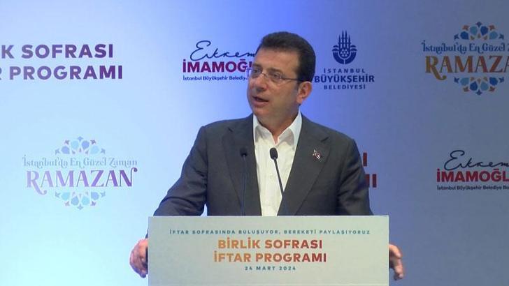 İBB Başkanı Ekrem İmamoğlu STK temsilcileriyle iftarda buluştu