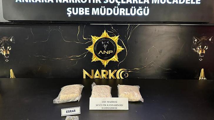 Ankara'da 6 kilo uyuşturucu ele geçirildi