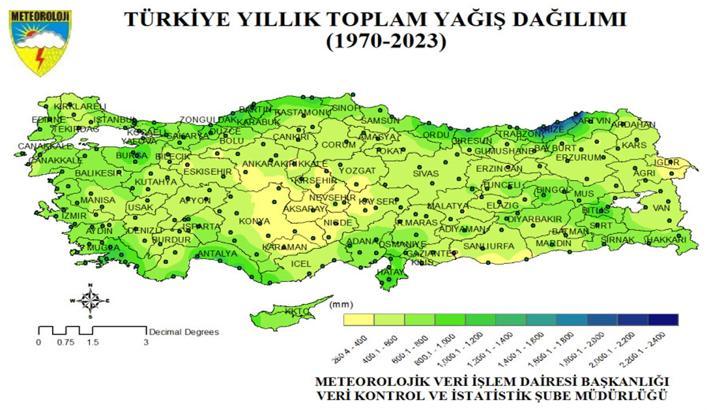 Tüm zamanların yağış rekoru 491,5 kilogram ile Kemer'de