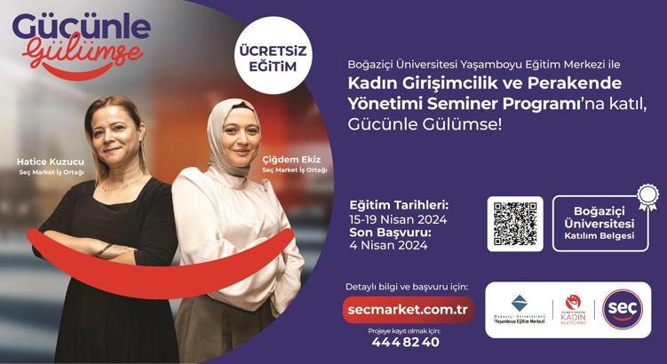 Seç Market, kadın girişimcileri ‘Gücünle Gülümse Projesi'yle destekliyor