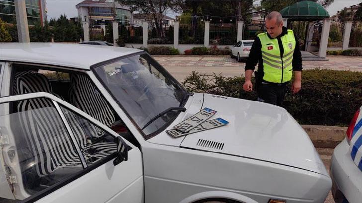 ‘Dur’ ihtarına uymayan sürücüye 50 bin 767 TL ceza