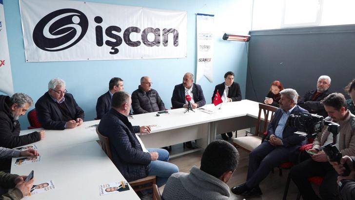 İYİ Parti Esenyurt Belediye Başkan Adayı Yıldız, Fatih Sanayi Sitesi’nde esnafı ziyaret etti