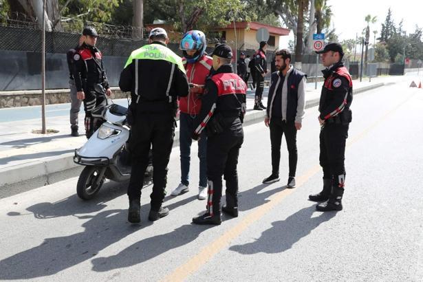 Mersin'de motosiklet ve elektrikli bisiklet denetimi