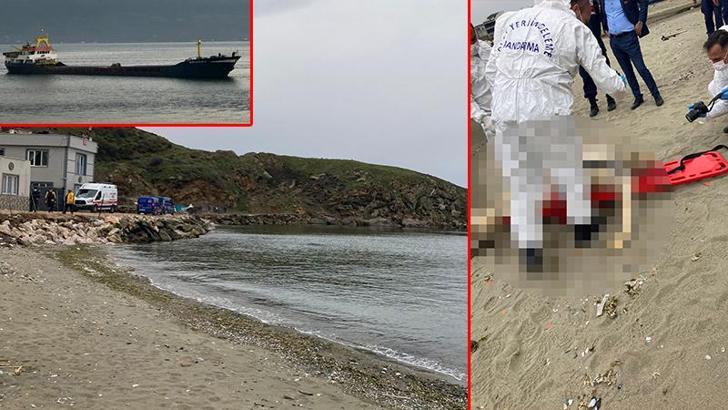 Bandırma'da sahile ceset vurdu; kayıp mürettebattan olup, olmadığı araştırılıyor