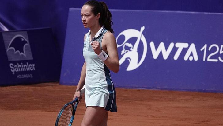 Milli tenisçi Zeynep Sönmez, Antalya’da çeyrek finalde