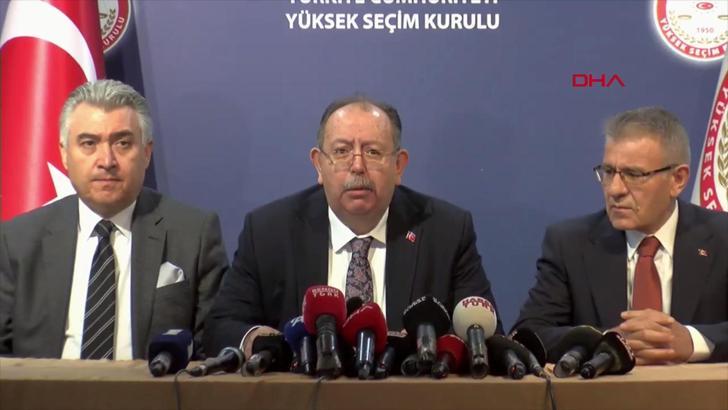 YSK Başkanı Yener, kesin olmayan sonuçları açıkladı; CHP 35, AK Parti 24 belediye kazandı