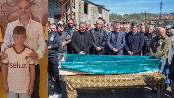 Trabzonspor’un inşaattan düşerek ölen altyapı futbolcusu Mirkan, son yolcuğuna uğurlandı