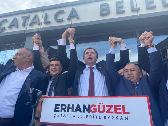 Çatalca Belediyesi’nde devir teslim töreni yapıldı