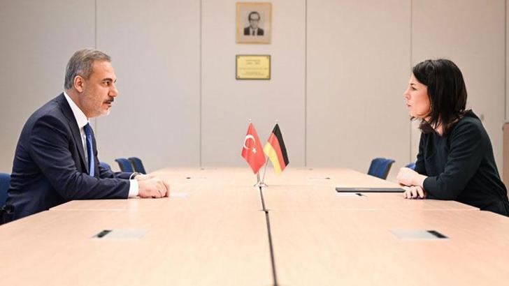 Bakan Fidan, Alman mevkidaşı Baerbock ile görüştü