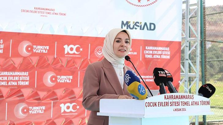 Bakan Göktaş, Kahramanmaraş'ta çocuk evleri sitesinin temelini attı