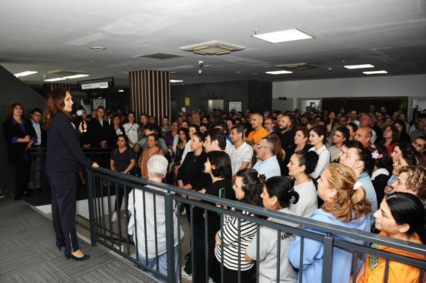 Karşıyaka Belediye Başkanı Ünsal'dan personel buluşması