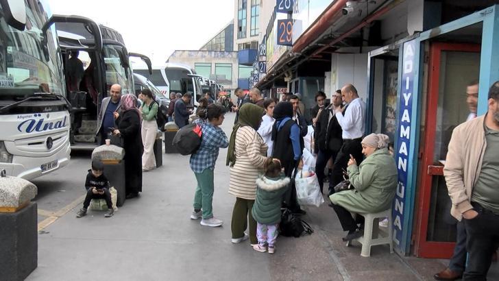 İstanbul - Otogarda bayram yoğunluğu
