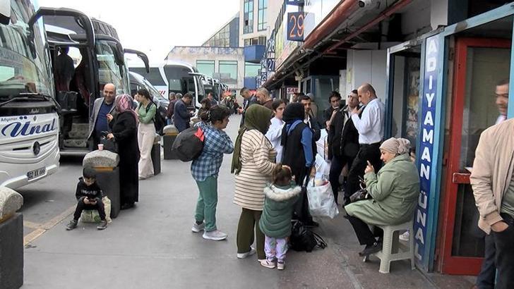 Otogarda bayram yoğunluğu