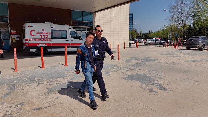 Çaldığı motosikletle polisin 'dur' ihtarına uymayan Suriyeli çocuk, takiple yakalandı