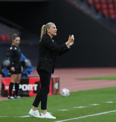 Necla Güngör Kıragası: Oyuncularımızın ortaya koyduğu mücadele bizi gelecek için ümitlendiriyor