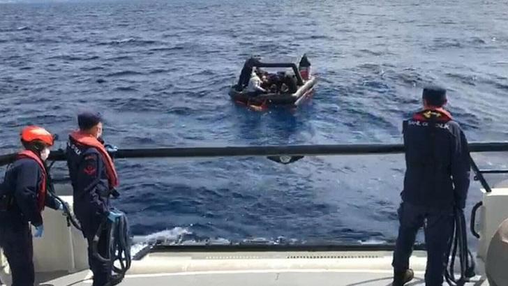 Bodrum'da 72 kaçak göçmen yakalandı