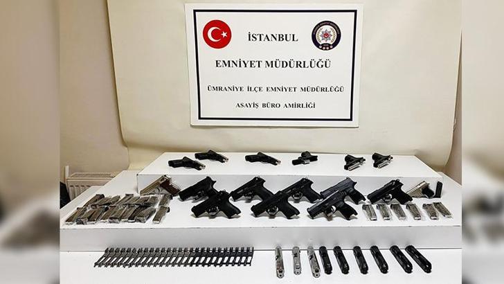 Ümraniye’de kaçak silah operasyonunda 1 kişi tutuklandı
