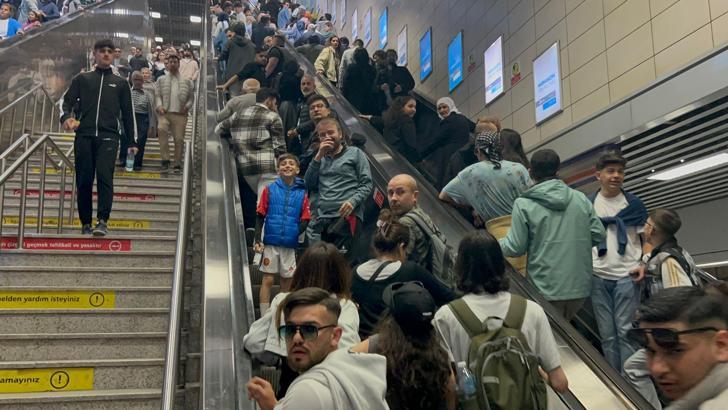 İstanbul - Marmaray'da Ramazan Bayramı yoğunluğu