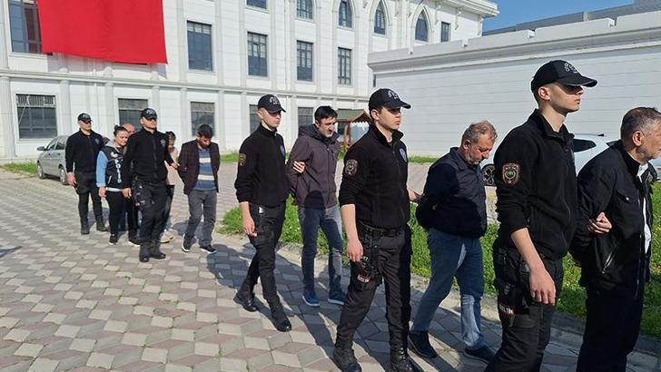 Kocaeli merkezli Narkoçelik-11 Operasyonu’nun 13 şüphelisi adliyede