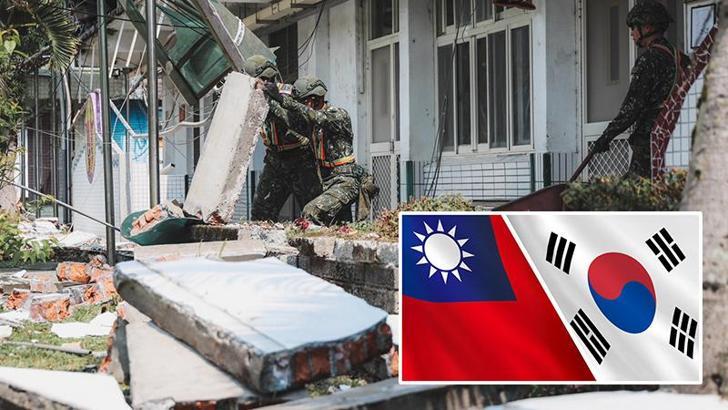 Güney Kore, deprem için Tayvan’a 500 bin dolar yardım gönderdi