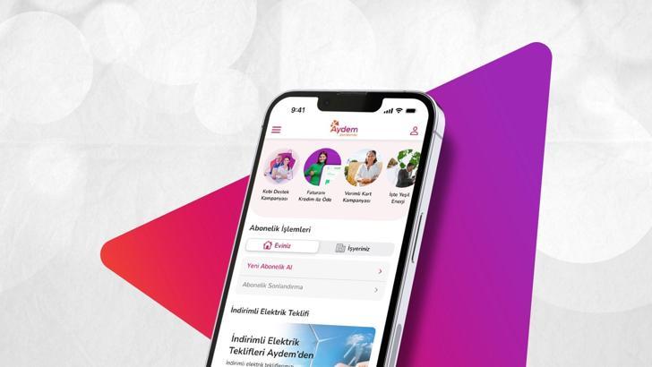 Aydem Perakende ve Gediz Perakende'nin mobil uygulaması hizmete girdi