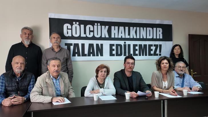 Tabiat parkındaki bungalovların kullanıma açılması çalışmasına Gölcük Platformu'ndan tepki