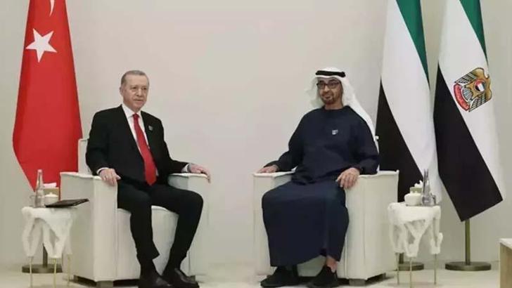 Cumhurbaşkanı Erdoğan, BAE Devlet Başkanı Al Nahyan ile görüştü