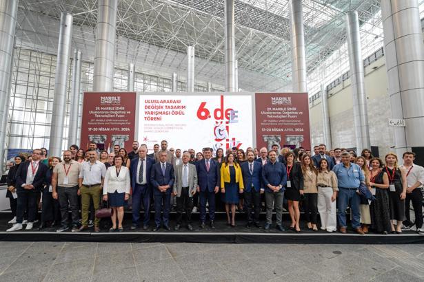 Uluslararası Değişik Doğal Taş Tasarım Yarışması'nda kazananlara ödülleri verildi