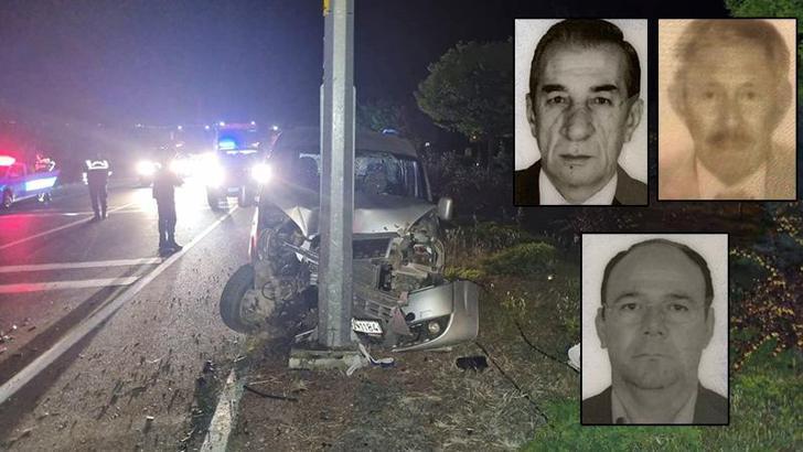 Hafifi ticari araç, aydınlatma direğine çarptı: 1 ölü, 2 yaralı