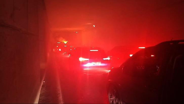 İstanbul - Avcılar’daki asker uğurlama konvoyu altgeçidi kapattı