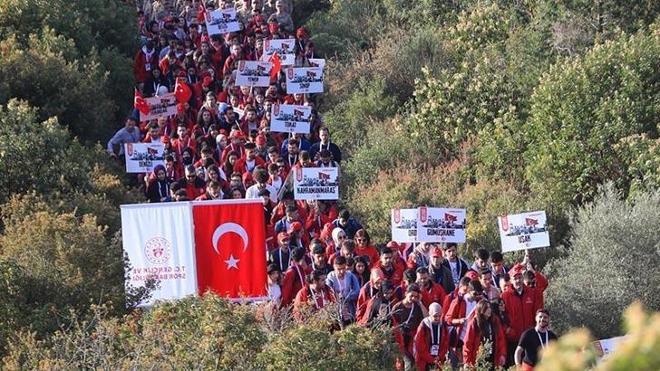 Gençlik ve Spor Bakanlığı’ndan 57'nci Alay’a Vefa Yürüyüşü