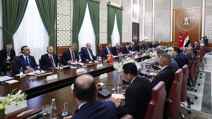 Erdoğan, Irak Başbakanı Sudani ile heyetlerarası görüşme gerçekleştirdi