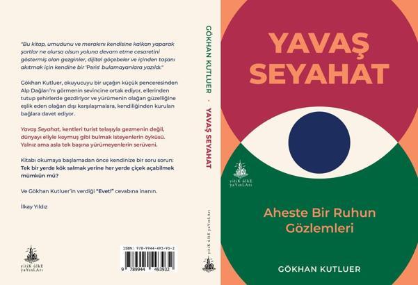 İtalya'da yaşayan Türk yazar, yeni kitabında yavaş seyahat etmenin inceliklerini ele aldı