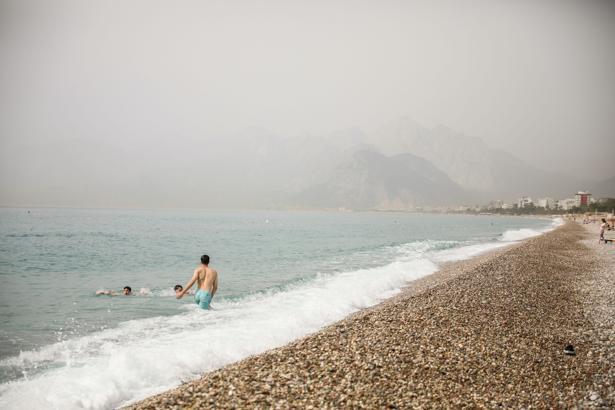 Antalya 2 gündür toz bulutu altında