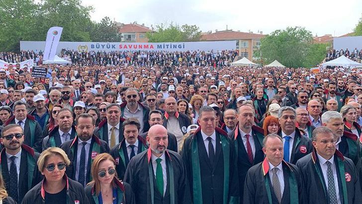 Avukatlardan Ankara'da 'savunma mitingi'