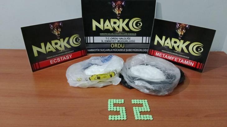 Ordu’da uyuşturucuyla yakalanan 4 kişi tutuklandı