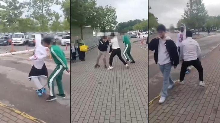 Yolda yürüyenleri korkutup saldıran 4 kişi gözaltına alındı